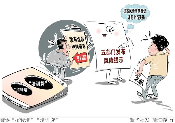 警惕“招转培”“培训贷”